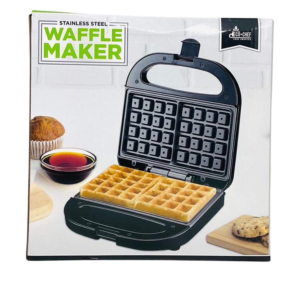 Eco+Chef -Stainless Steel Waffle Maker